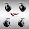 Service Caster 6 Inch SS Glass Filled Nylon Swivel Caster Set with Roller Bearings 2 Brakes SCC SCC-SS30S620-GFNR-2-TLB-2 - alternate 3